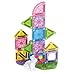 Magna-Tiles microMAGS 24-Piece Spring Garden Travel Set, The Original Magnetic Building Brand