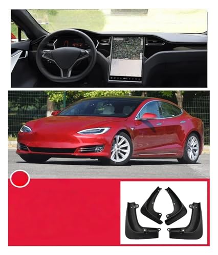 Guardabarros para Tesla Model S que evitan salpicaduras de barro en los bajos 2
