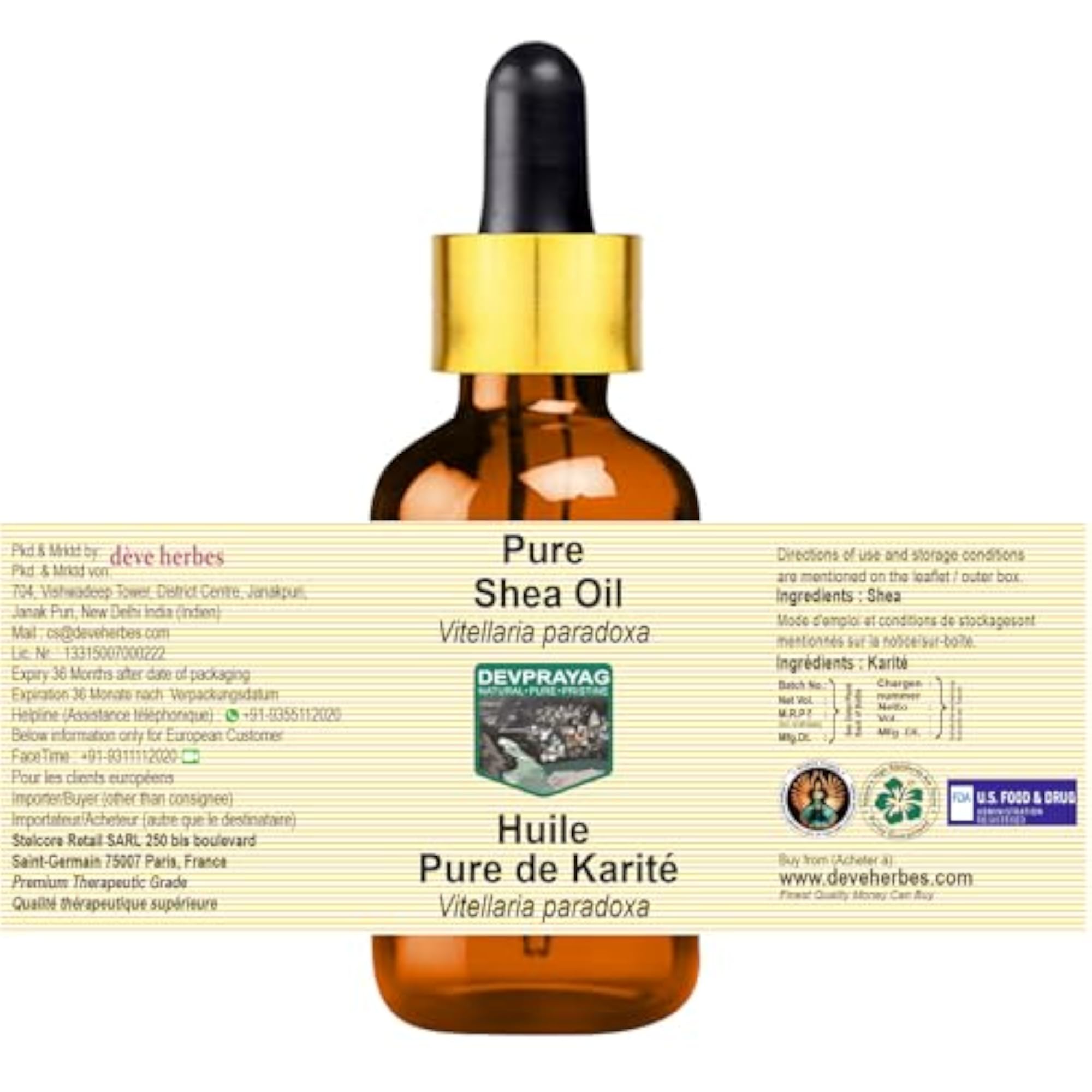 Shea Oil for Skin & Hair Routines, 200ml