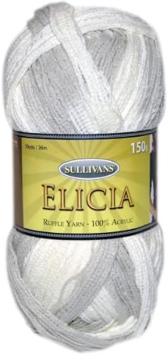 Sullivans Elicia Ruffle Yarn-Creamer