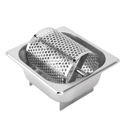 Mumusuki Roue de Beurre en Acier Inoxydable, Rouleau de Beurre au Fond surélevé pour Plaque Chauffante, Accessoire de Grill de Cuisine pour le Petit Déjeuner, Talonnage, Pique-niques,