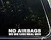 Diamond Graphics NO AIRBAGS We Die Like Real Men (9" X 1-1/2) Die Cut Decal Bumper Sticker For Windows, Cars, Trucks, Laptops, Etc.
