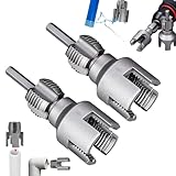 Pipe Threading Tool, Internal and External PVC Pipe Threader, Electric Drill Compatible 1/2