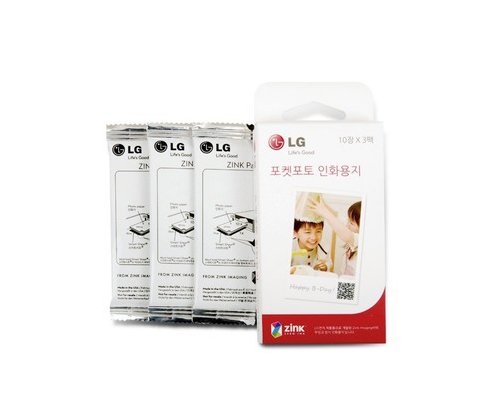 30 Sheets Photo Paper for LG Pocket Photo Printer PD233 / PD239