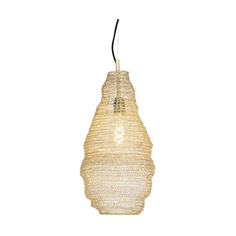 Suspension Qazqa nidum Doré Cover