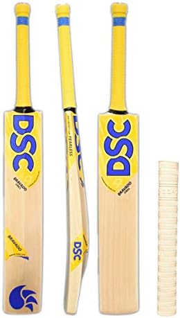 DSC Bravado Vibes Cricket Bat English Willow SH with Free Grip of Gortonshire