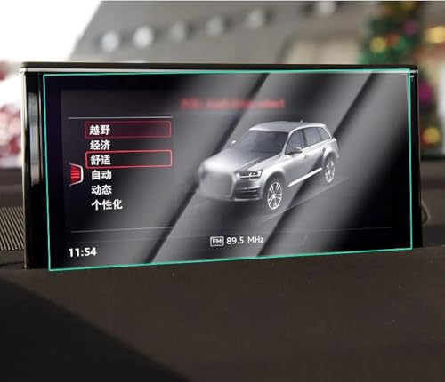 Kompatibel Mit Q7 4M 2016 2017 2018 2019 Auto-GPS-Navigation Bildschirmschutzfolie Aus Gehärtetem Glas Für Die Innenausstattung Bildschirm Schutzfolie Auto(220 x110)