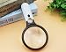 Magnifying Glass with Bright Led Lights, Visual Enhancing Magnifier Glass Double Optical Lens Auxiliary Included 45X Magnification for Reading, Coins, Seniors, Geology by SINOCCL (Small Black)
