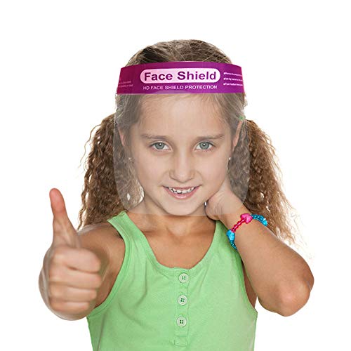Studio 21 Graphix 10 Pack Kids Anti-Fog Face covering with Elastic Band For Children-PINK (FSP-01)
