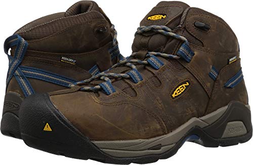 KEEN Utility KEEN Utility Detroit XT Mid Steel Toe Waterproof Cascade Brown/Orion Blue 10.5 EE - Wide