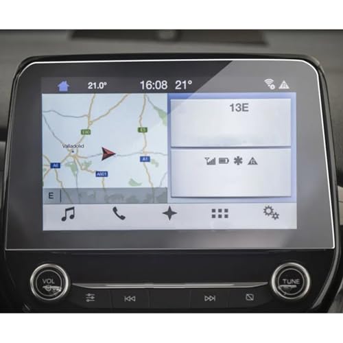 Protection d'écran GPS Ford Fiesta en verre trempé et acier premium durable