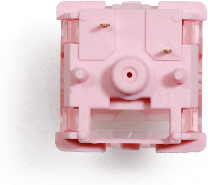 KPREPUBLIC LCET Pink Quees Switch RGB Tactile 58g Switches for Mechanical Keyboard mx stem 5pin Pink Similar to holy Panda (X110 PCS, LCET Pink Queen Switch)