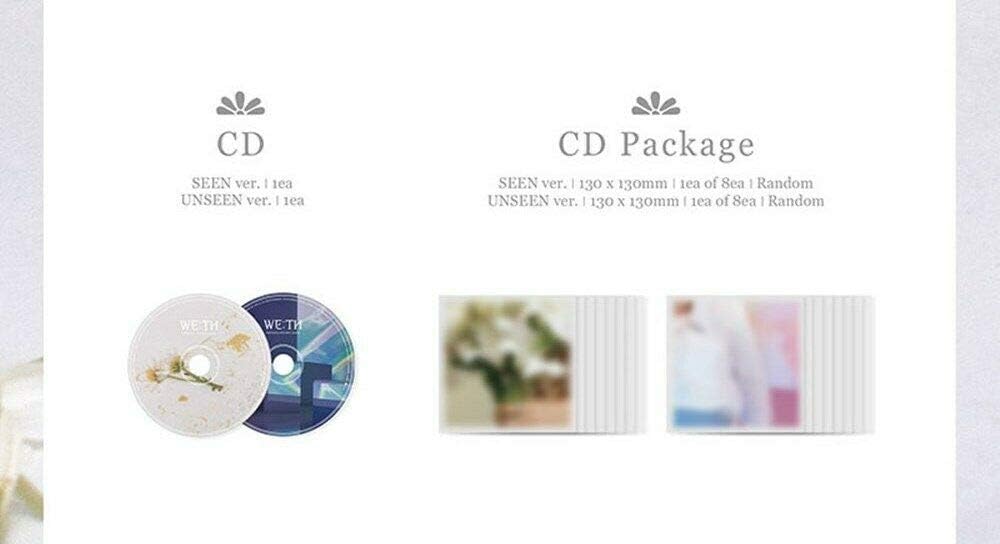 K-POP Pentagon 10th Mini Album WE:TH SEEN Ver. CD+132p Photobook+Envelope+Lyric Paper+Photocard+Scratch Card+Sticker+Bookmark+Gift Photocard
