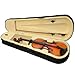 GODECOR 16-Inch Wooden Acoustic Viola for Adults and Beginners, Solid Vintage-Inspired Wood Viola with Case, Bow, Rosin, and Four Fine Tuners, Full Size Viola Instrument, Brown