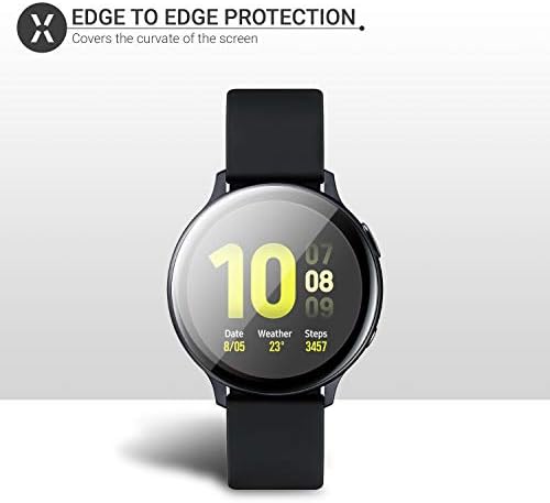 Olixar Screen Protector for Samsung Galaxy Watch Active 2 44mm, Tempered  Glass - Easy Application - 9H Hardness Anti Scratch, Bubble Free, for Samsung  Watch Active 2-44mm - Clear: Screen Protectors: Amazon.com.au