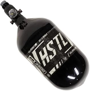 HK Army HSTL 68/4500 Carbon Fiber HPA Compressed Air Paintball Tank System - Standard Reg - Black