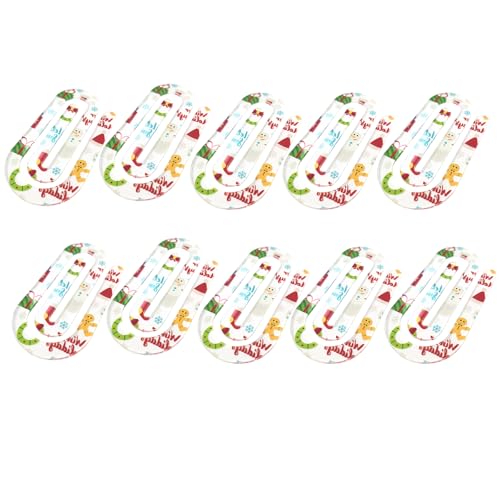 10Pcs Multipurpose Document Clip Acrylic Paperclip Bookmarks Page Holder Clamp for Textbook Notebook Journal Documents Printed P