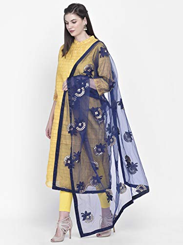 Image of DUPATTA BAZAAR Woman's Embellished Net Dupatta