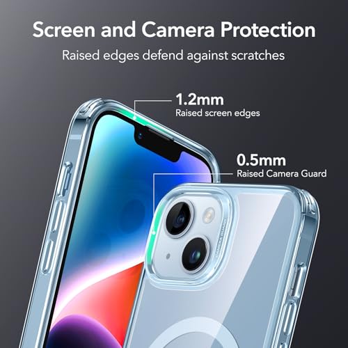 image for ESR Classic Hybrid Case (HaloLock) - MagSafe Compatible, Shockproof Mi