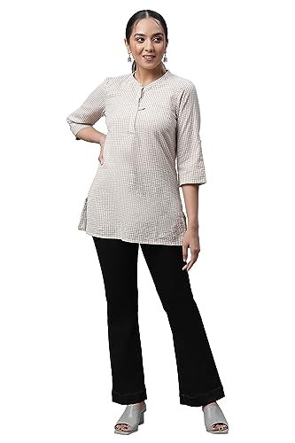 Image of Aurelia Women's Cotton Regular Fit Western Kurti