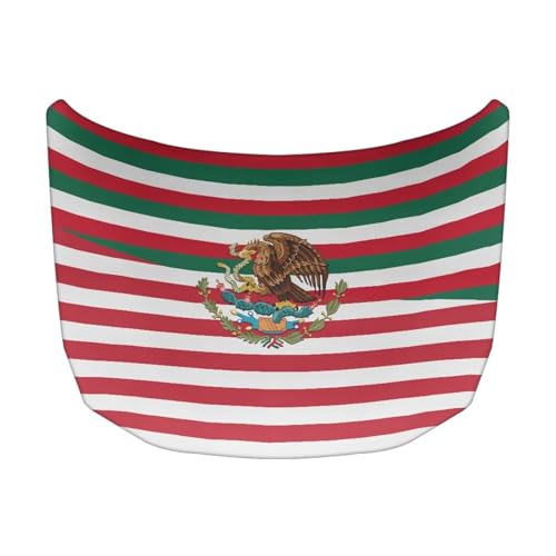 Image of Mexico Eagle Hood Wraps for Cars Hood Wrap Protector Washable Car Hook Elastic Fabrics Can be Washed Hook Wraps