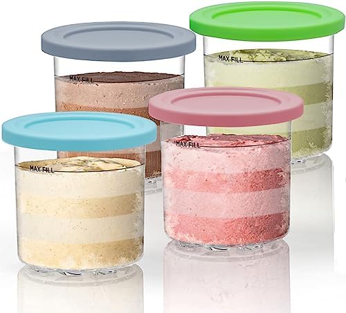 NANOBABY Pint Containers and Lids Replacement Compatible with Nin...