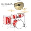 21 Pieces Cymbal Accessories, Drum Kit Accessories Set include Cymbal Felts, Cymbal Sleeves with Base, Cymbal Wing Nuts and Cymbal Washer #5