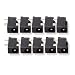 DCFun 3-Pin 3.5mm x 1.35mm Female DC Power Jack Socket Connector for PCB Mount 10-Pack