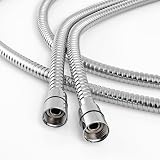 GwernKB Shower Hose,79 Inches Long Stainless Steel Handheld Shower Head Hose,Flexible Shower Hose Attachment Replacement for Bidet Sprayer,Leak-proof (Silver)