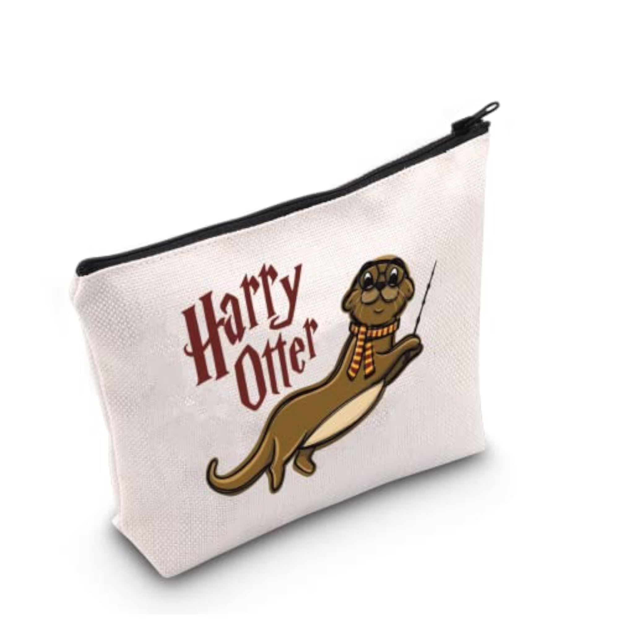 Otter Lover Gift Cosmetic Bag, Animal Lover Accessory