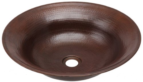 FLV16 inch Hammermarc Copper Flared Vessel Sink