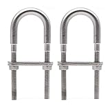 Faspiroty U-Bügel, Edelstahl, M10 x 130 mm, 2 Stück