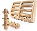 Produktbild GGC Fußmassageroller mit AUSTAUSCHBAREN Rollen I Fußroller ideal für Zuhause & Büro I Foot Massager zur Vorbeugung & Linderung von Schmerzen I Fussmassagegerät für Füsse aus Holz Faszienrolle Fuß