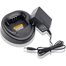 WPLN4137 Charger WPLN4137BR [Upgraded] WPLN4138 for Motorola CP200 CP200D CP200XLS CP040 CP150 CP180 CP340 CP360 CP380 EP450S PMPN4173A NNTN4970 NNTN4497 Charger