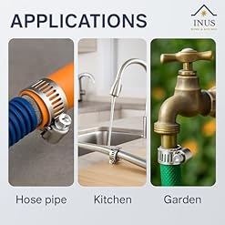 heavy duty hose clamp leak proof gas pipe clip