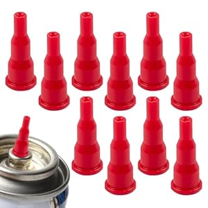 Kurze Brennerdüse, praktischer Taschenlampen-Nachfülldüsen... effizienter Entriegelungs- und Nachfülladapter, Taschenlampendüsenanschluss für Zuhause, Industrie