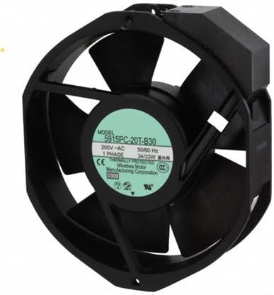 5915PC-20T-B30-B00 AC FAN, AXIAL, 150MM x 172MM x 38MM, 200V
