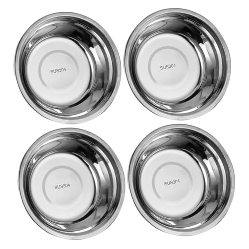 Ciieeo 4 Pièces Bol à Mélanger Acier Inoxydable de Grand