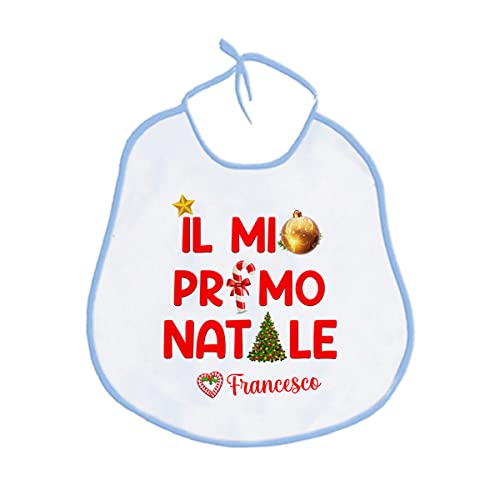 Gattablu Bavaglino bavetta neonato il Mio Primo 1°...