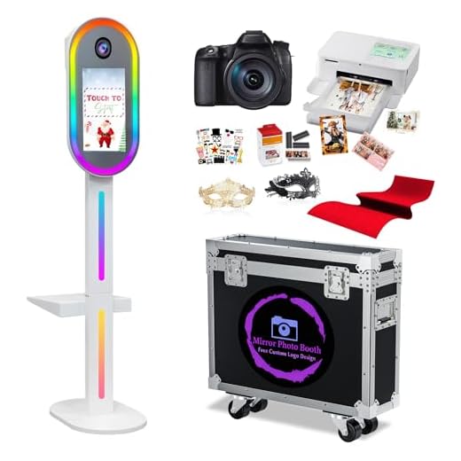 DSLR Photo Booth with Printer and Touch Screen