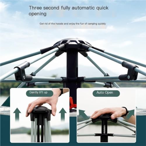 Carpa automática portátil para camping 3-4 personas miniatura 6