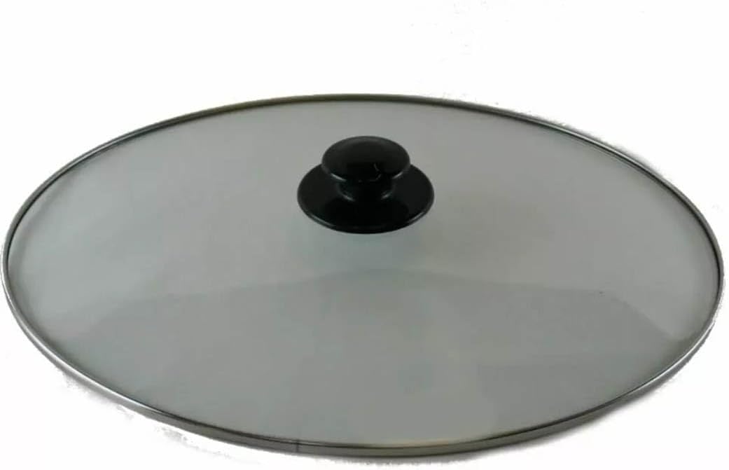 Replacement Crock Pot Lid for Rival 64451LD-C 64451LD-C-NP Glass Top Slow Cooker Cover, 13 1/8" by 10 1/8"