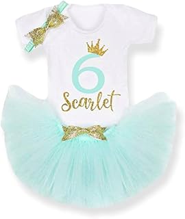 6th Birthday Outfit Personalised 1-2-3-4-5-6-7-8-9-10 Birthday outfit Tutu skirt Baby girl outfit Toddler outfit