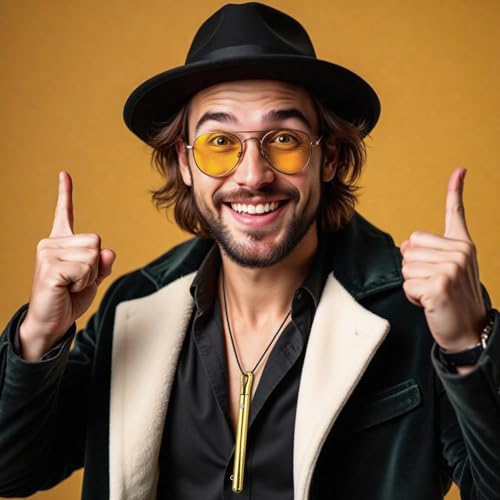 Gold Necklaces for Women Long Pendant with Simple Chain, Rechargeable Necklace for Women Trendy Gold Plated Jewelry Gifts for Her2