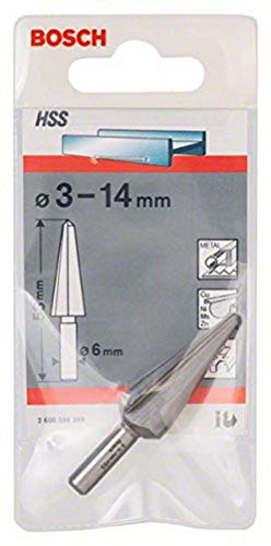 Bosch 2 608 596 399 - Broca para chapa, cilíndrica (3-14 mm, 58 mm, 6 mm)