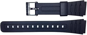 Casio Black Resin Band for F-105 F-91 Watch