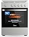 Midea 60x60cm Free Standing Gas Cooker with Oven & Grill, 4 Gas Burners, Auto Ignition, Mechanical Control, Enamel Baking Tray & Grill Rack – MFO-MG24TE(OL)