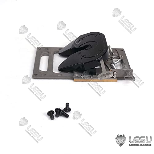 Toucan RC Hobby Metall beweglicher fünfter Rad Kingpin für Lesu 1/14 RC Modell Traktor LKW Anhänger,Kompatibel mit DIY-Tamiya