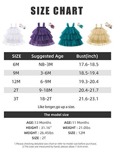 Baby Girl Tulle Dress,Toddler Girl Tutu Dress Sleeveless Layered Princess Sundress With Flower Headband #TOP2