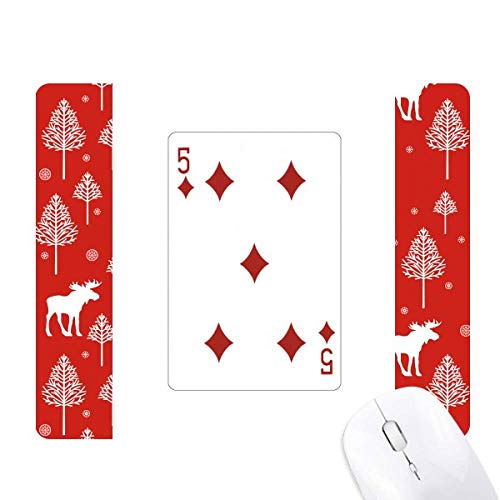 diamond 5 cartes tendance la souris noël woods - forêt